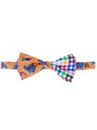 Etro Contrast Printed Bow Tie - Orange
