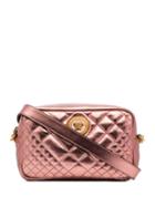 Versace Icon Quilted Camera Bag - Pink