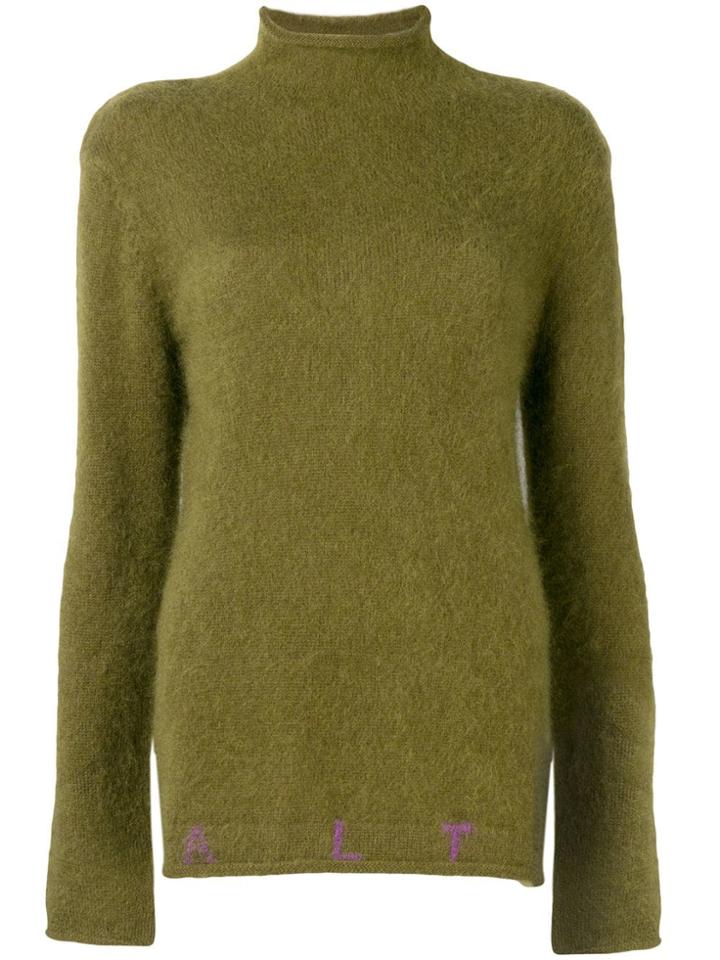 Aalto Turtleneck Jumper - Green