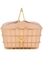 Savas Large 'caroline' Basket Bag, Women's, Pink/purple