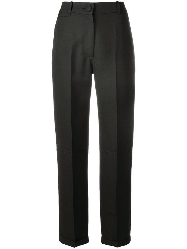 Jacquemus Straight Tailored Trousers - Black