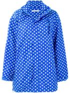 Givenchy Star Print Zipped Raincoat - Blue