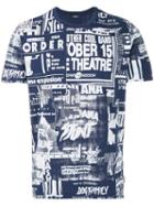 Diesel - Printed T-shirt - Men - Cotton - M, Blue, Cotton