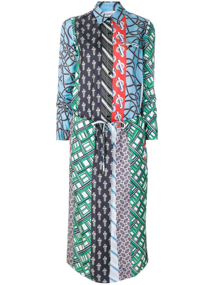 Carven Multi Print Shirt Dress - Multicolour
