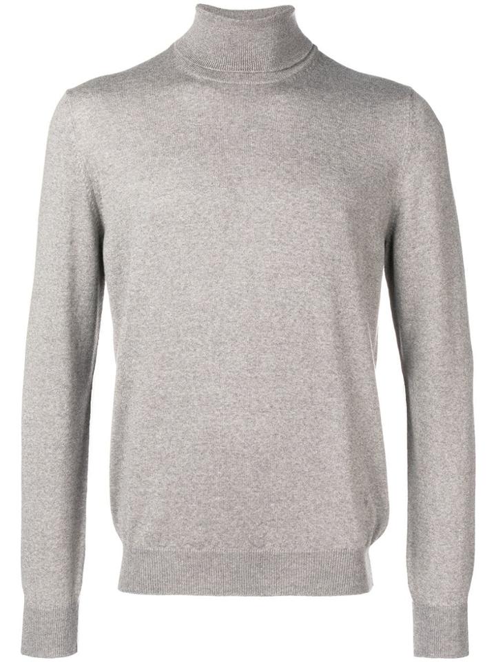 Fay Roll Neck Jumper - Neutrals