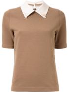Muveil Classic T-shirt, Women's, Size: 38, Brown, Polyester/polyurethane