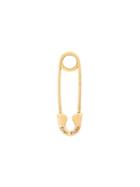 True Rocks Safety Pin Stud Earring - Gold