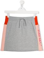 Kenzo Kids Teen Side Logo Skirt - Grey