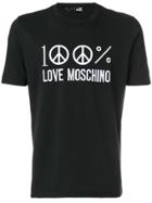 Love Moschino Logo Print T-shirt - Black