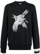 Lanvin Bird Embroidered Sweatshirt - Black