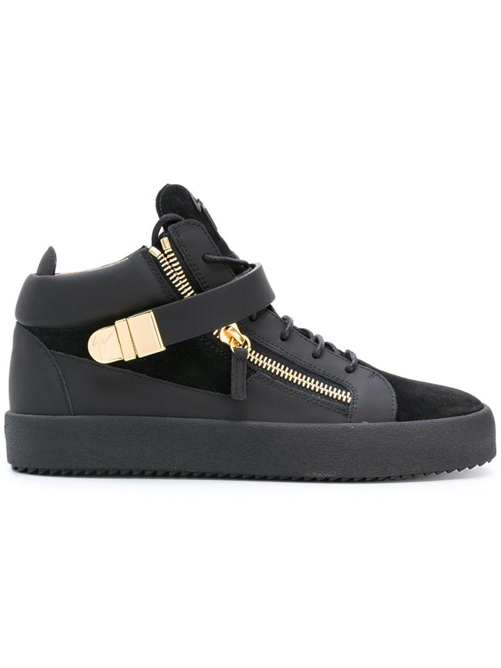 Giuseppe Zanotti Design Kriss Hi Tops - Black
