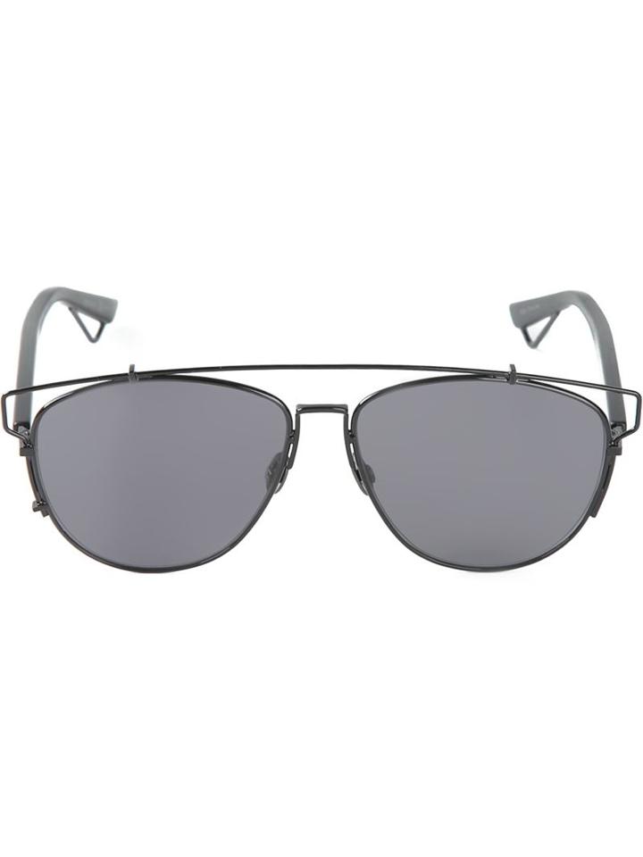 Dior Eyewear - 'technologic' Sunglasses - Unisex - Acetate/metal (other) - One Size, Black, Acetate/metal (other)