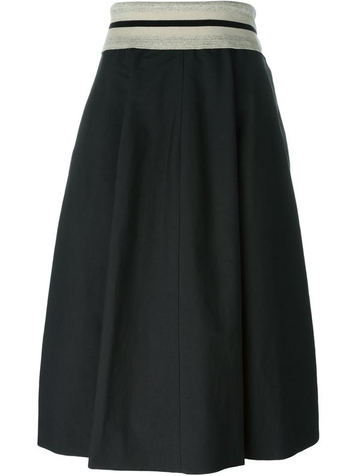 Brunello Cucinelli A-line Midi Skirt