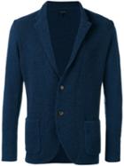 Lardini - Textured Two-button Jacket - Men - Cotton/polyamide - Xl, Blue, Cotton/polyamide