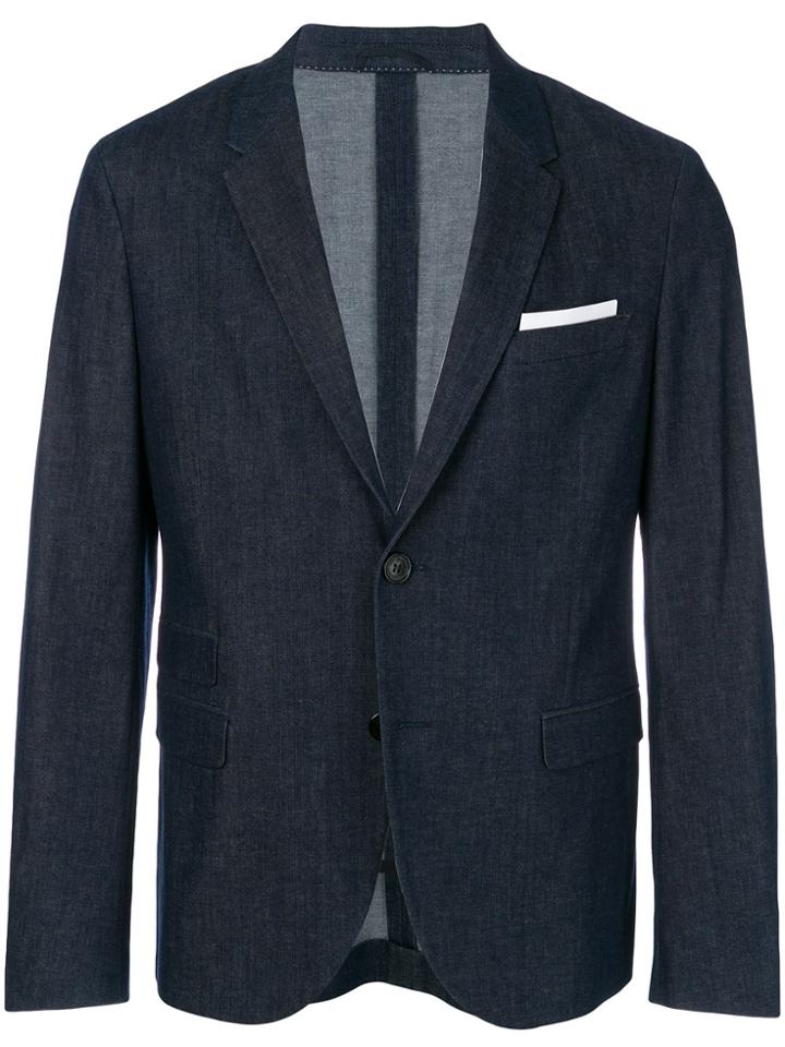 Neil Barrett Denim Jacket - Blue