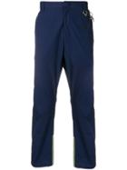 Prada High Rise Tech Trousers - Blue