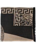 Versace Two-tone Medusa Scarf