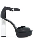 Michael Michael Kors Paloma Platform Sandals - Black