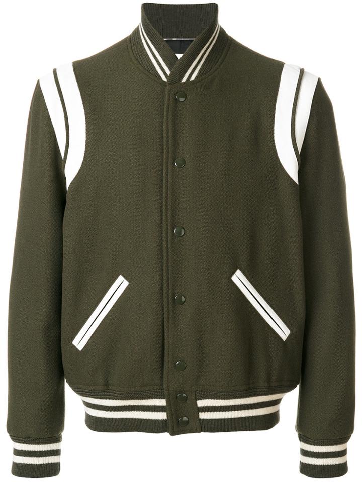 Saint Laurent Classic Teddy Jacket - Green