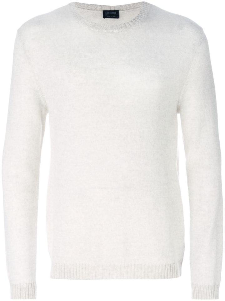 Jil Sander Rounded Neck Sweater - Neutrals