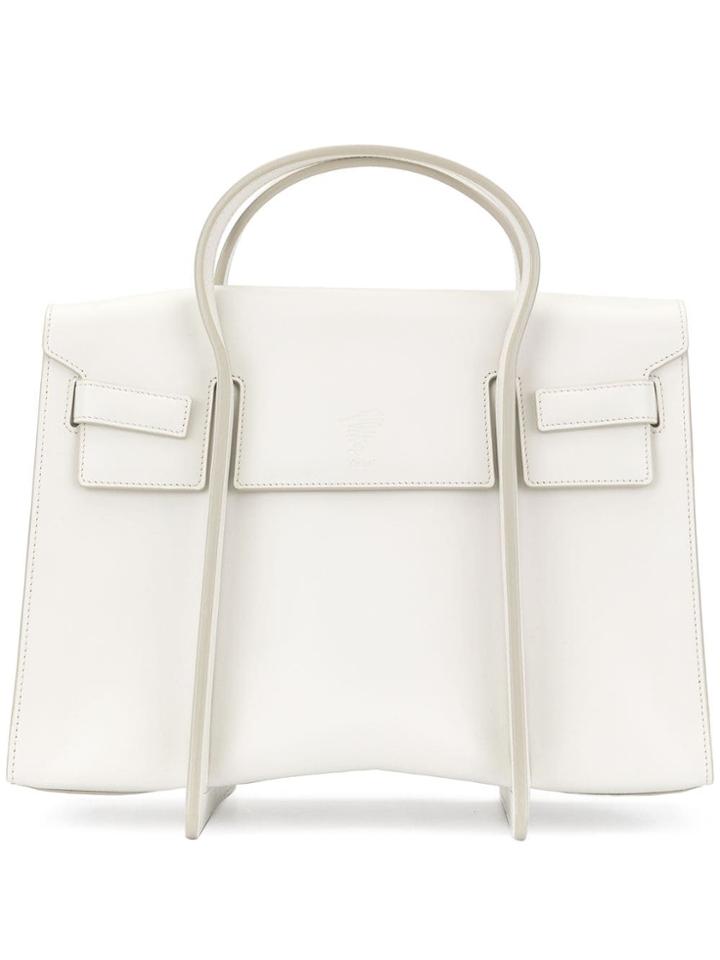 Discord Yohji Yamamoto Aerial Small Tote Bag - White