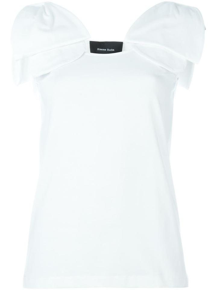 Simone Rocha Bow Appliqué Top