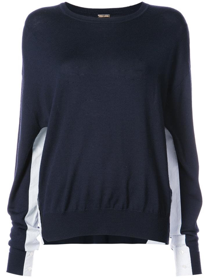 Adam Lippes Round Neck Sweater - Blue