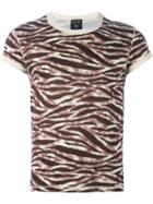 Jean Paul Gaultier Vintage Tiger Stripe Print T-shirt - Nude &