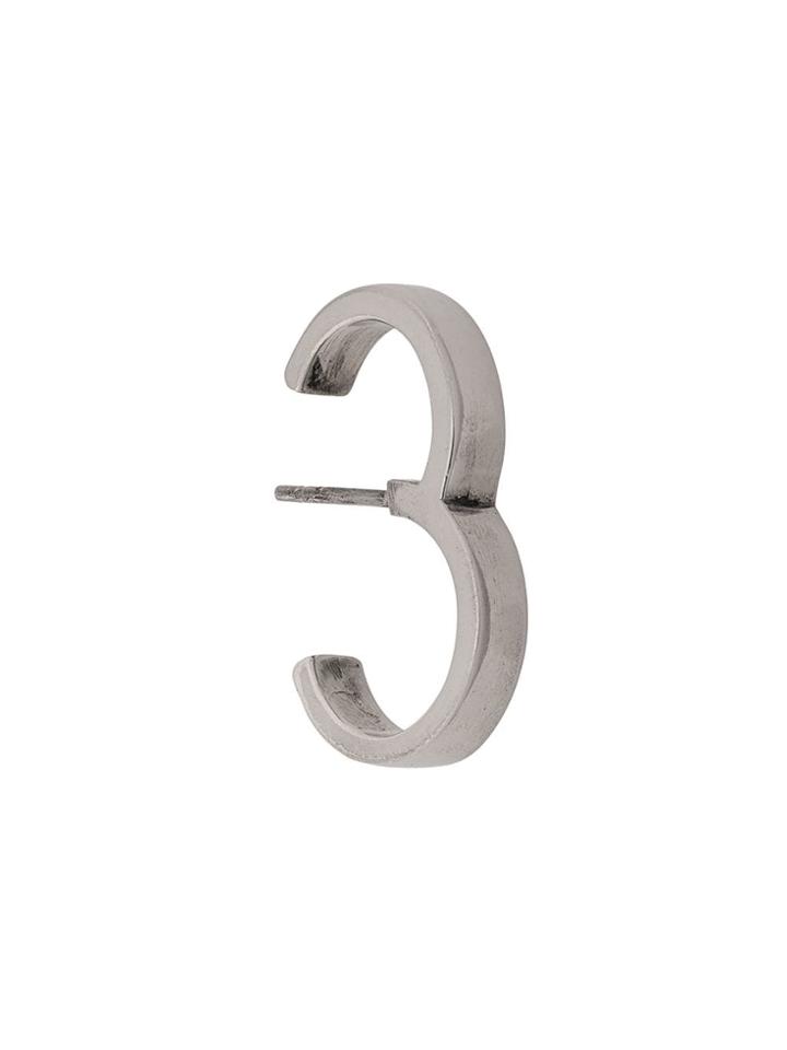 Alancrocetti Hoop Earring - Silver