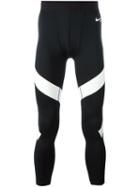 Nike Nikelab X Rt Men's Pro Tight Leggings, Size: Large, Black, Polyester/spandex/elastane