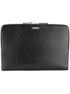Saint Laurent Id Zipped Laptop Pouch - Black