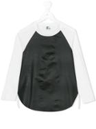 Lost And Found Kids - Raglan Top - Kids - Cotton - 6 Yrs, White