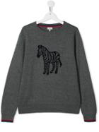 Paul Smith Junior Zebra Sweater - Grey