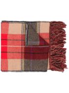 Sonia Rykiel Tartan Scarf - Red