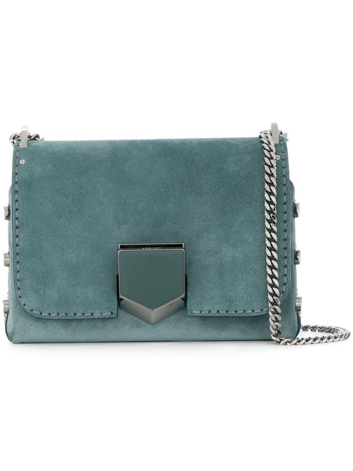 Jimmy Choo Lockett Petite Shoulder Bag - Blue