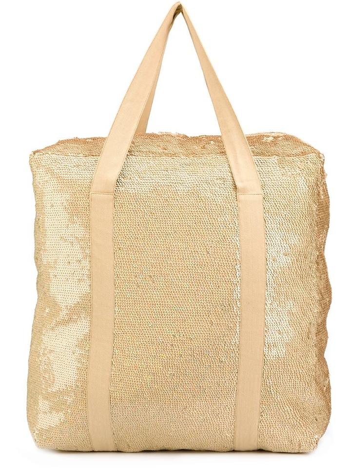 Ashish Sequin Denim Bag, Women's, Grey