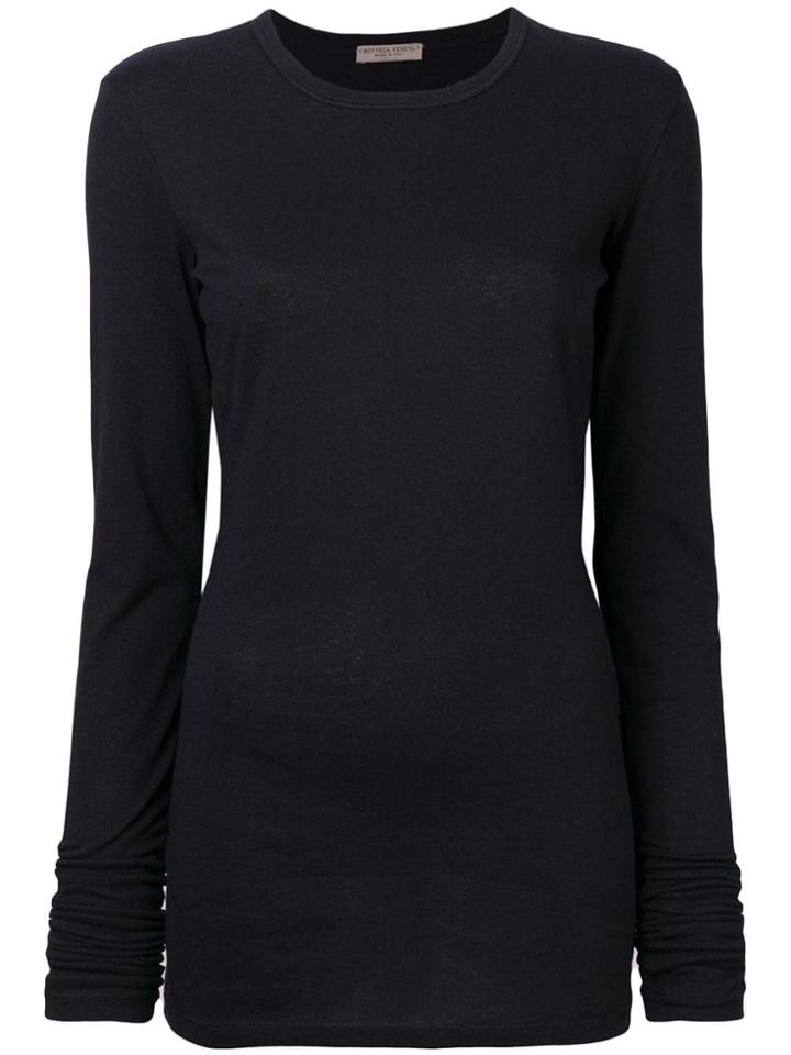 Bottega Veneta Round Neck Sweater - Black