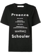 Proenza Schouler Pswl Care Label T-shirt - Black