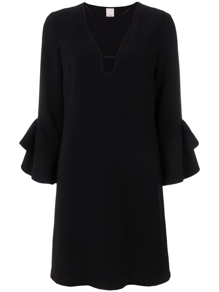 Pinko Trumpet Sleeve Mini Dress - Black