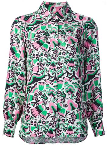 Jj Martin Floral Print Shirt