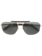 Bulgari Square Frame Sunglasses - Metallic