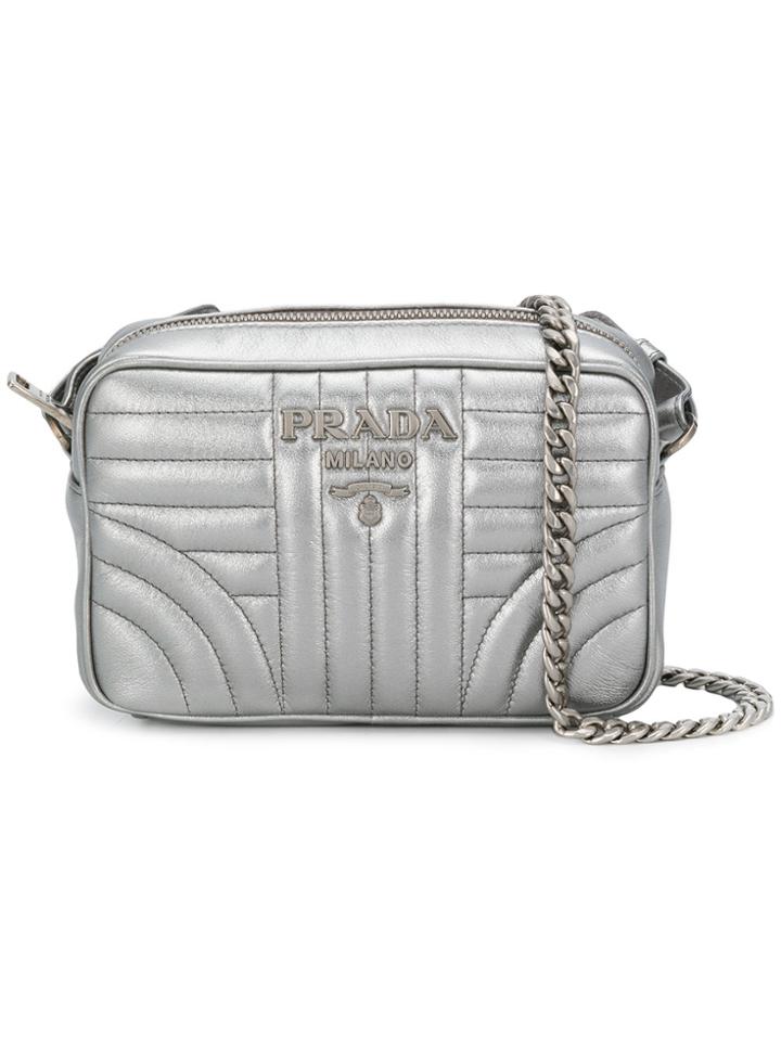 Prada Diagramme Bag - Metallic