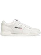 Reebok White Workout Plus Mu Leather Sneakers