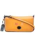Coach - Embossed Nasa Bag - Women - Leather - One Size, Yellow/orange, Leather