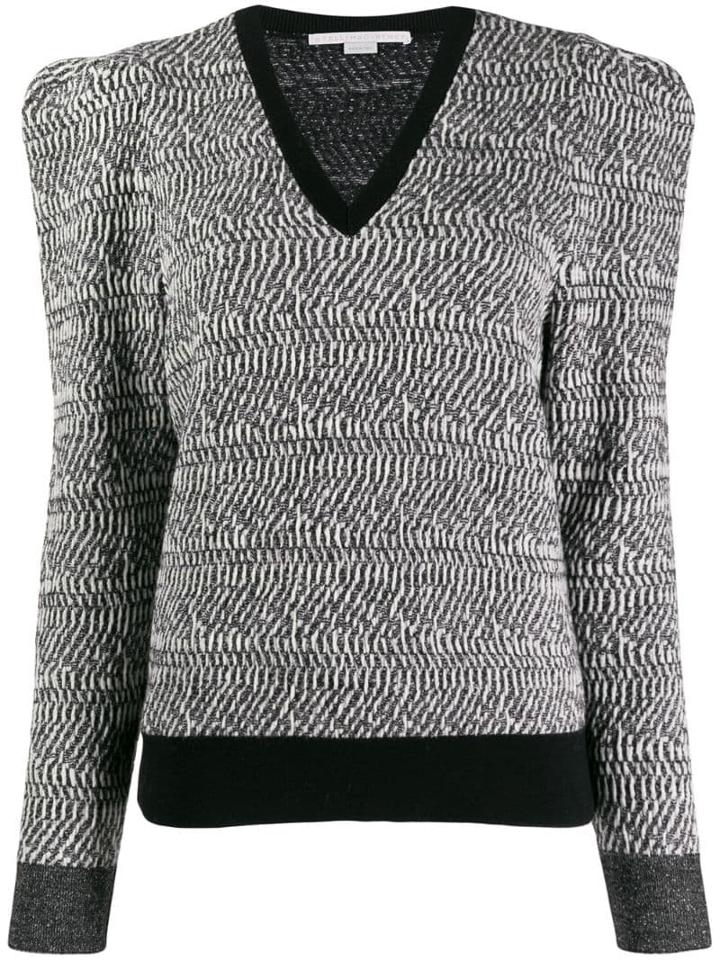 Stella Mccartney Patterned Structured Jumper - Black