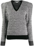 Stella Mccartney Patterned Structured Jumper - Black