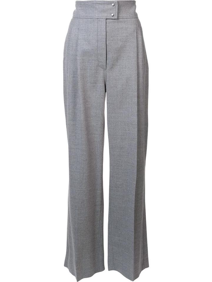 Barbara Casasola High-rise Tailored Trousers, Women's, Size: 44, Grey, Cashmere/wool