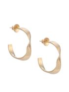 Egrey Gold Plated Twisted Earrings