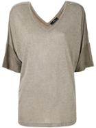 Diesel V-neck T-shirt - Brown