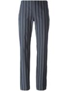 Romeo Gigli Vintage Striped Trousers, Women's, Size: 42, Grey